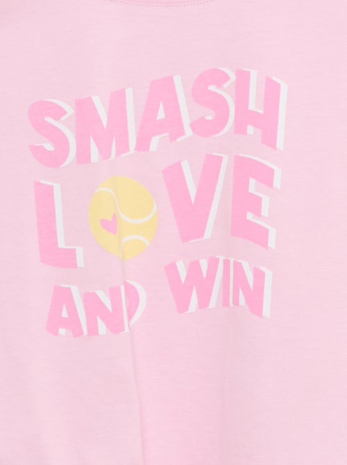 Camiseta de manga corta con nudo en la base - Kiabi