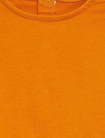 Camiseta de manga corta con volantes