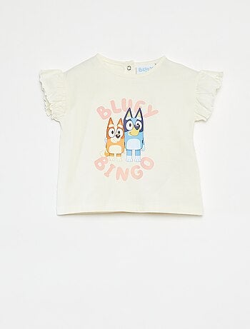 Camiseta de manga corta con volantes 'Bluey'