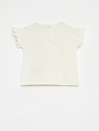 Camiseta de manga corta con volantes 'Bluey'