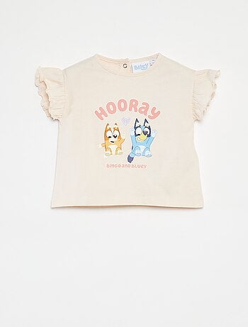 Camiseta de manga corta con volantes 'Bluey'
