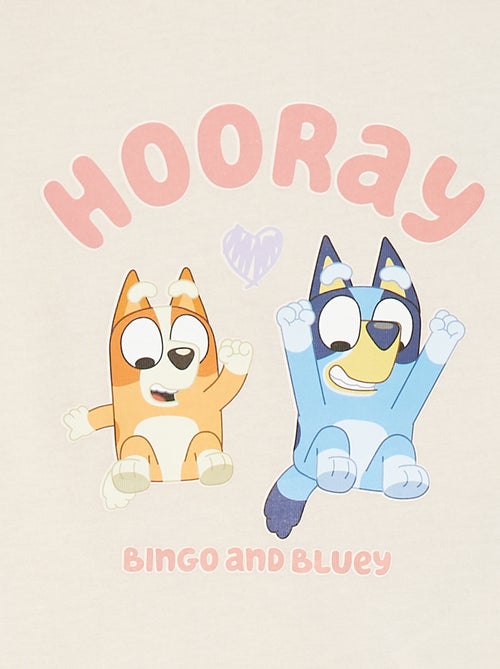 Camiseta de manga corta con volantes 'Bluey' - Kiabi