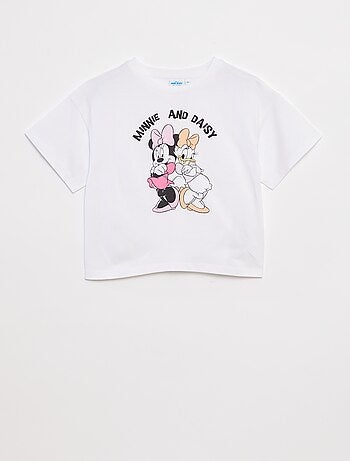 Camiseta de manga corta cropped 'Minnie' 'Disney'