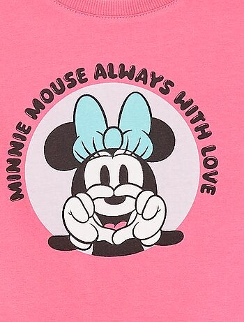 Camiseta de manga corta cropped 'Minnie' 'Disney'