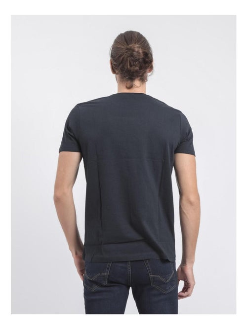 Camiseta de manga corta cuello redondo de puro algodón JABRUN - Kiabi Camiseta de manga corta cuello redondo de puro algodón JABRUN - Kiabi