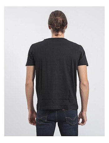 Camiseta de manga corta cuello redondo de puro algodón JABRUN