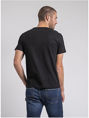 Camiseta de manga corta cuello redondo de puro algodón JAKITED