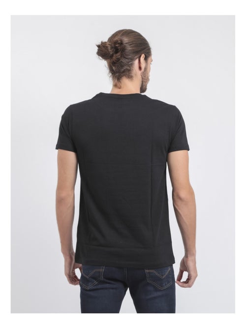 Camiseta de manga corta cuello redondo de puro algodón JAMIX - Kiabi Camiseta de manga corta cuello redondo de puro algodón JAMIX - Kiabi