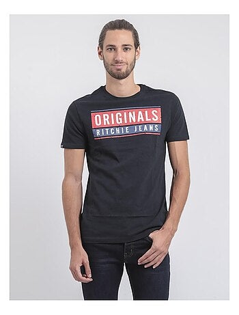 Camiseta de manga corta cuello redondo de puro algodón JANVILLE