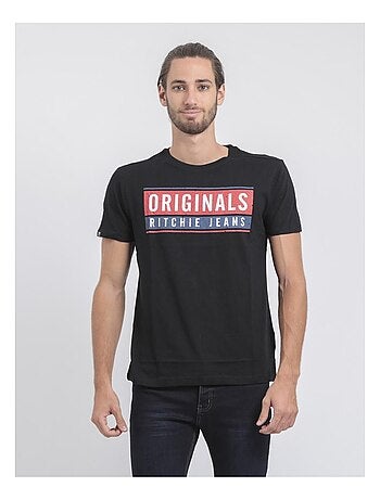 Camiseta de manga corta cuello redondo de puro algodón JANVILLE