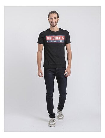 Camiseta de manga corta cuello redondo de puro algodón JANVILLE