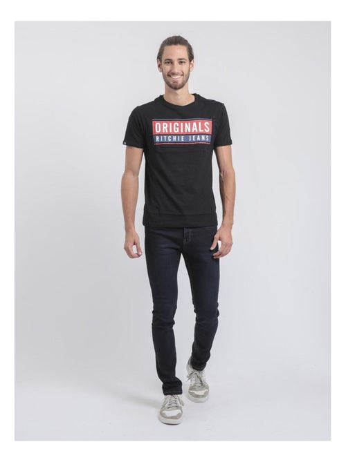 Camiseta de manga corta cuello redondo de puro algodón JANVILLE - Kiabi