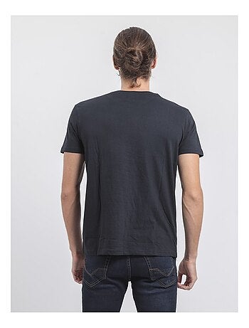 Camiseta de manga corta cuello redondo de puro algodón JARDIN