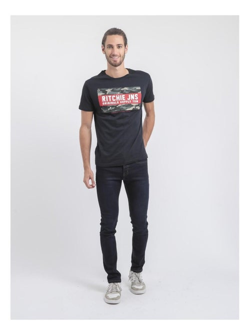 Camiseta de manga corta cuello redondo de puro algodón JARDIN - Kiabi