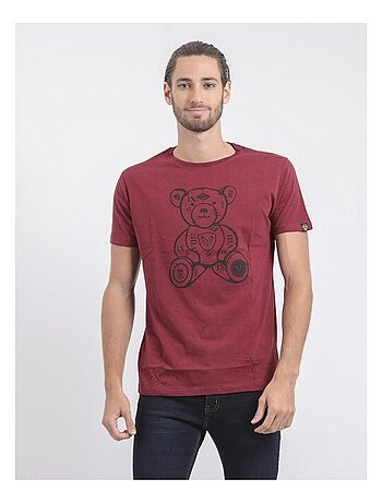 Camiseta de manga corta cuello redondo de puro algodón JIBIDEL
