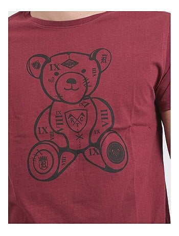 Camiseta de manga corta cuello redondo de puro algodón JIBIDEL
