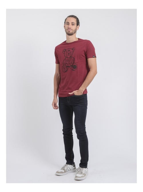 Camiseta de manga corta cuello redondo de puro algodón JIBIDEL - Kiabi Camiseta de manga corta cuello redondo de puro algodón JIBIDEL - Kiabi
