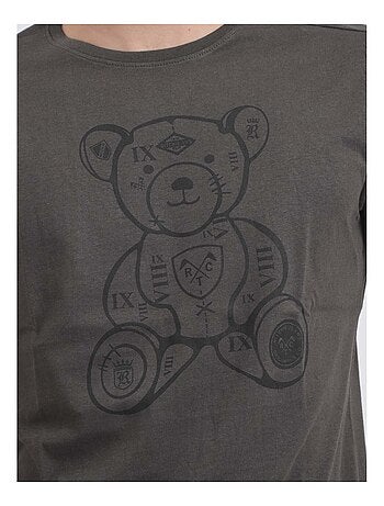 Camiseta de manga corta cuello redondo de puro algodón JIBIDEL