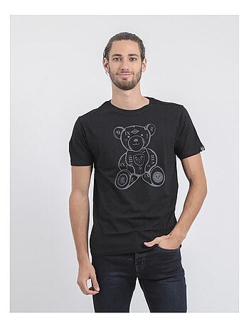 Camiseta de manga corta cuello redondo de puro algodón JIBIDEL