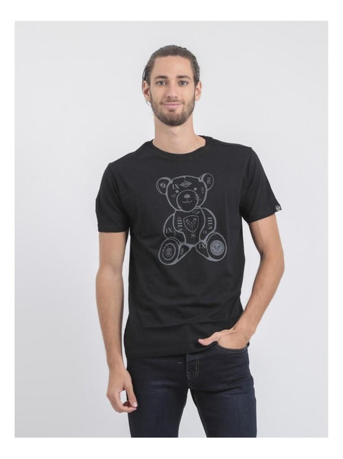 Camiseta de manga corta cuello redondo de puro algodón JIBIDEL - Kiabi Camiseta de manga corta cuello redondo de puro algodón JIBIDEL - Kiabi