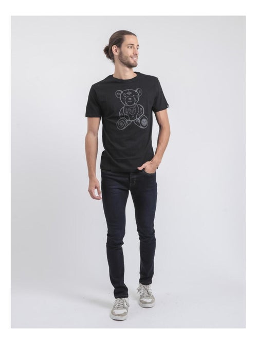 Camiseta de manga corta cuello redondo de puro algodón JIBIDEL - Kiabi Camiseta de manga corta cuello redondo de puro algodón JIBIDEL - Kiabi