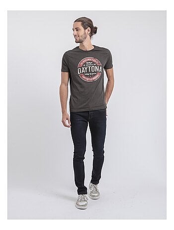 Camiseta de manga corta cuello redondo de puro algodón JOCOBY