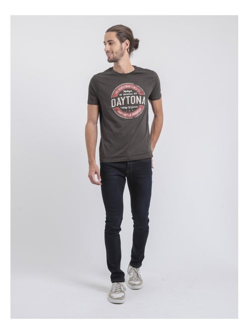 Camiseta de manga corta cuello redondo de puro algodón JOCOBY - Kiabi