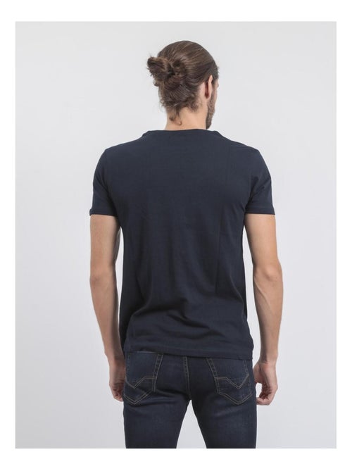 Camiseta de manga corta cuello redondo de puro algodón JONAK - Kiabi Camiseta de manga corta cuello redondo de puro algodón JONAK - Kiabi