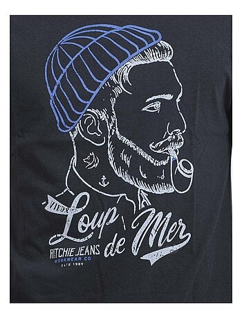 Camiseta de manga corta cuello redondo de puro algodón JOUANCY