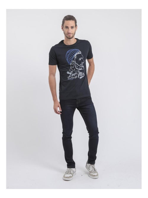 Camiseta de manga corta cuello redondo de puro algodón JOUANCY - Kiabi