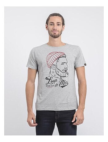 Camiseta de manga corta cuello redondo de puro algodón JOUANCY