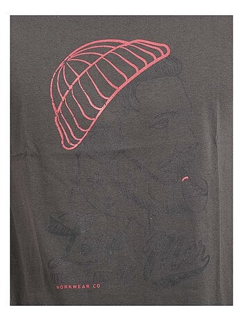 Camiseta de manga corta cuello redondo de puro algodón JOUANCY