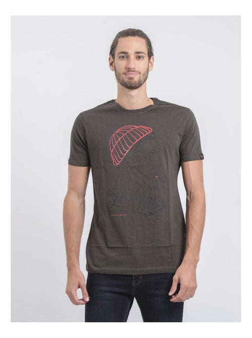 Camiseta de manga corta cuello redondo de puro algodón JOUANCY - Kiabi