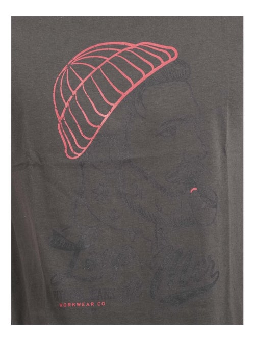 Camiseta de manga corta cuello redondo de puro algodón JOUANCY - Kiabi
