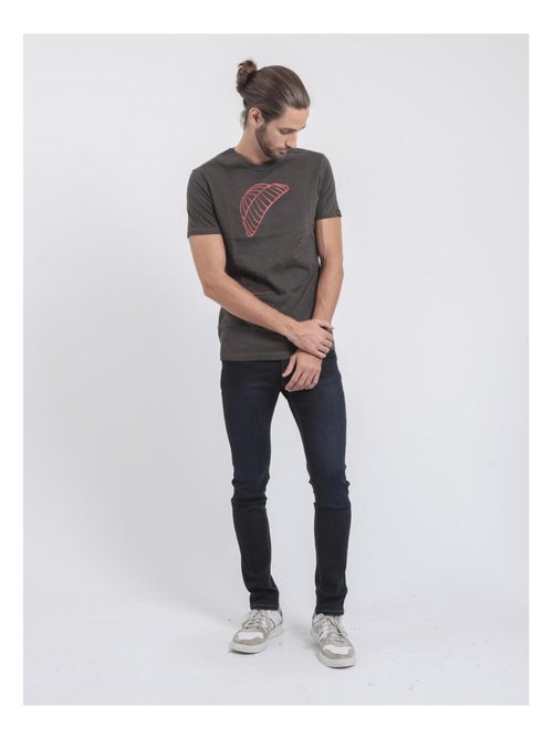 Camiseta de manga corta cuello redondo de puro algodón JOUANCY - Kiabi