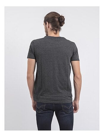 Camiseta de manga corta cuello redondo de puro algodón JOULTIX