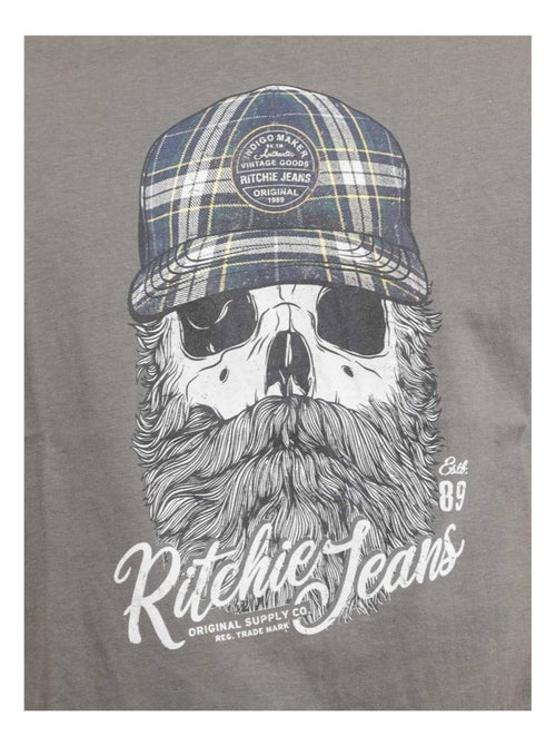 Camiseta de manga corta cuello redondo de puro algodón JUMAX - Kiabi