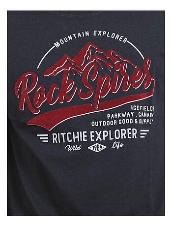 Camiseta de manga corta cuello redondo de puro algodón JUPITOLI