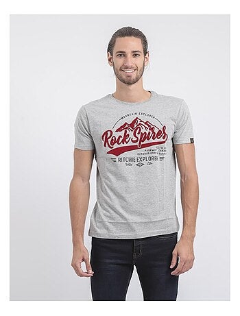 Camiseta de manga corta cuello redondo de puro algodón JUPITOLI