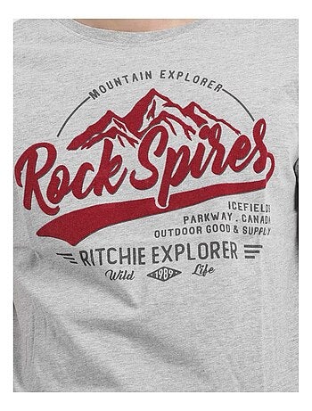 Camiseta de manga corta cuello redondo de puro algodón JUPITOLI