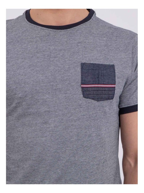 Camiseta de manga corta cuello redondo de puro algodón NABASTIL - Kiabi