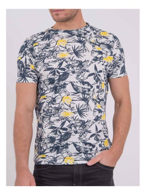 Camiseta de manga corta cuello redondo de puro algodón NAKIWI - Kiabi