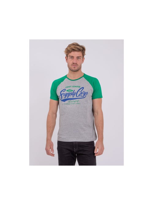 Camiseta de manga corta cuello redondo de puro algodón NECHIN - Kiabi