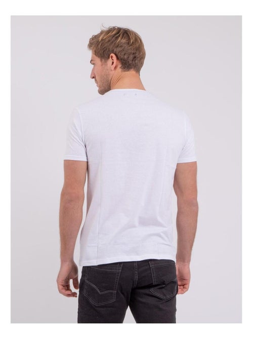 Camiseta de manga corta cuello redondo de puro algodón NEDER - Kiabi