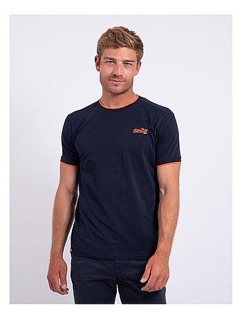 Camiseta de manga corta cuello redondo de puro algodón NENABAR