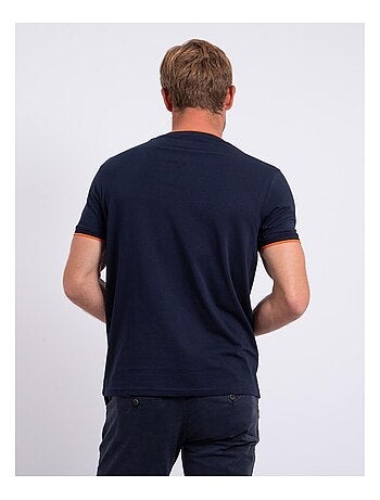 Camiseta de manga corta cuello redondo de puro algodón NENABAR