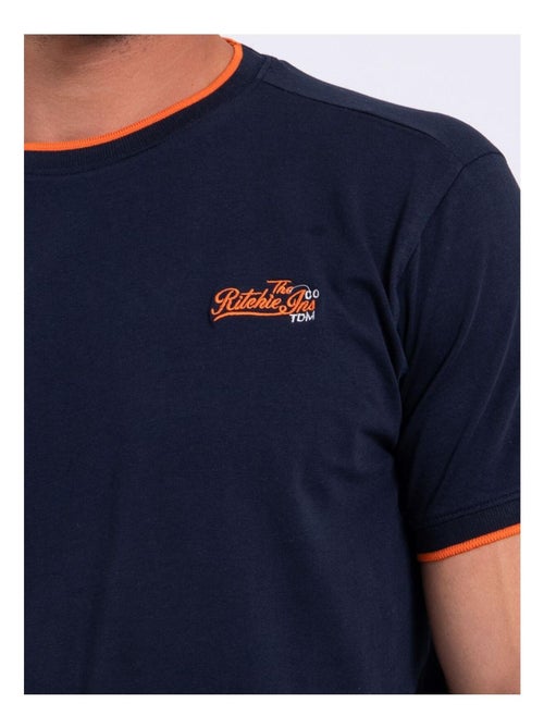 Camiseta de manga corta cuello redondo de puro algodón NENABAR - Kiabi