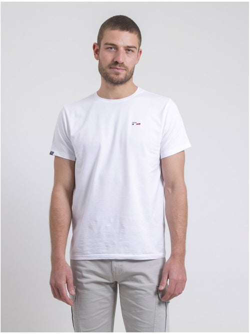 Camiseta de manga corta cuello redondo de puro algodón NEROTEN - Kiabi