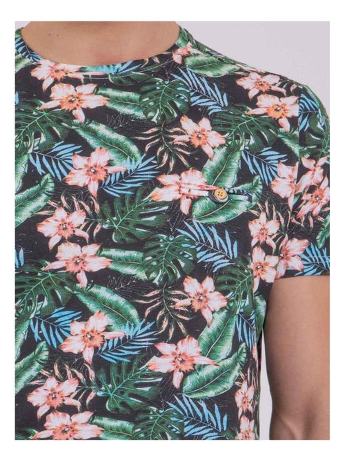 Camiseta de manga corta cuello redondo de puro algodón NIBOLTA - Kiabi