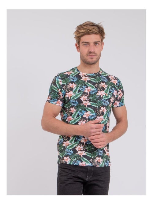 Camiseta de manga corta cuello redondo de puro algodón NIBOLTA - Kiabi